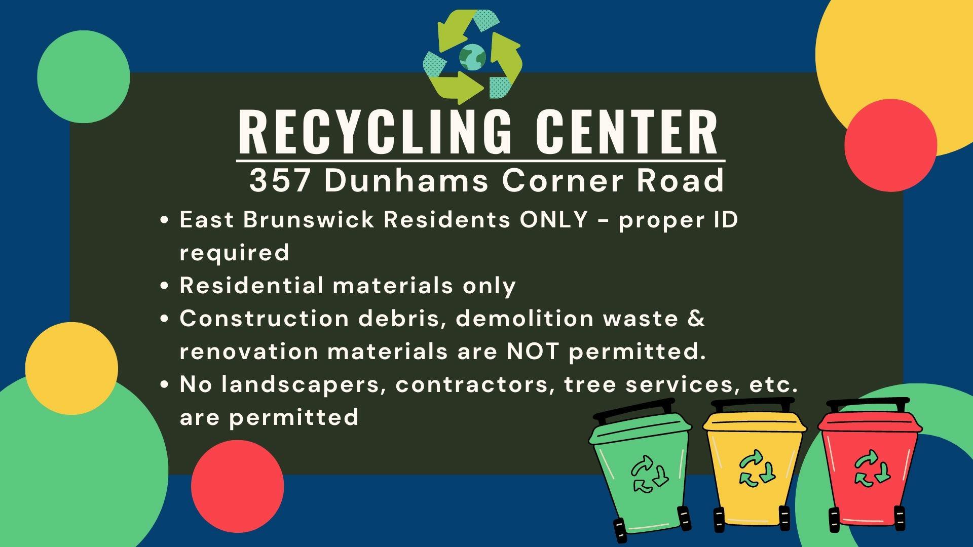 Recycling Center Information