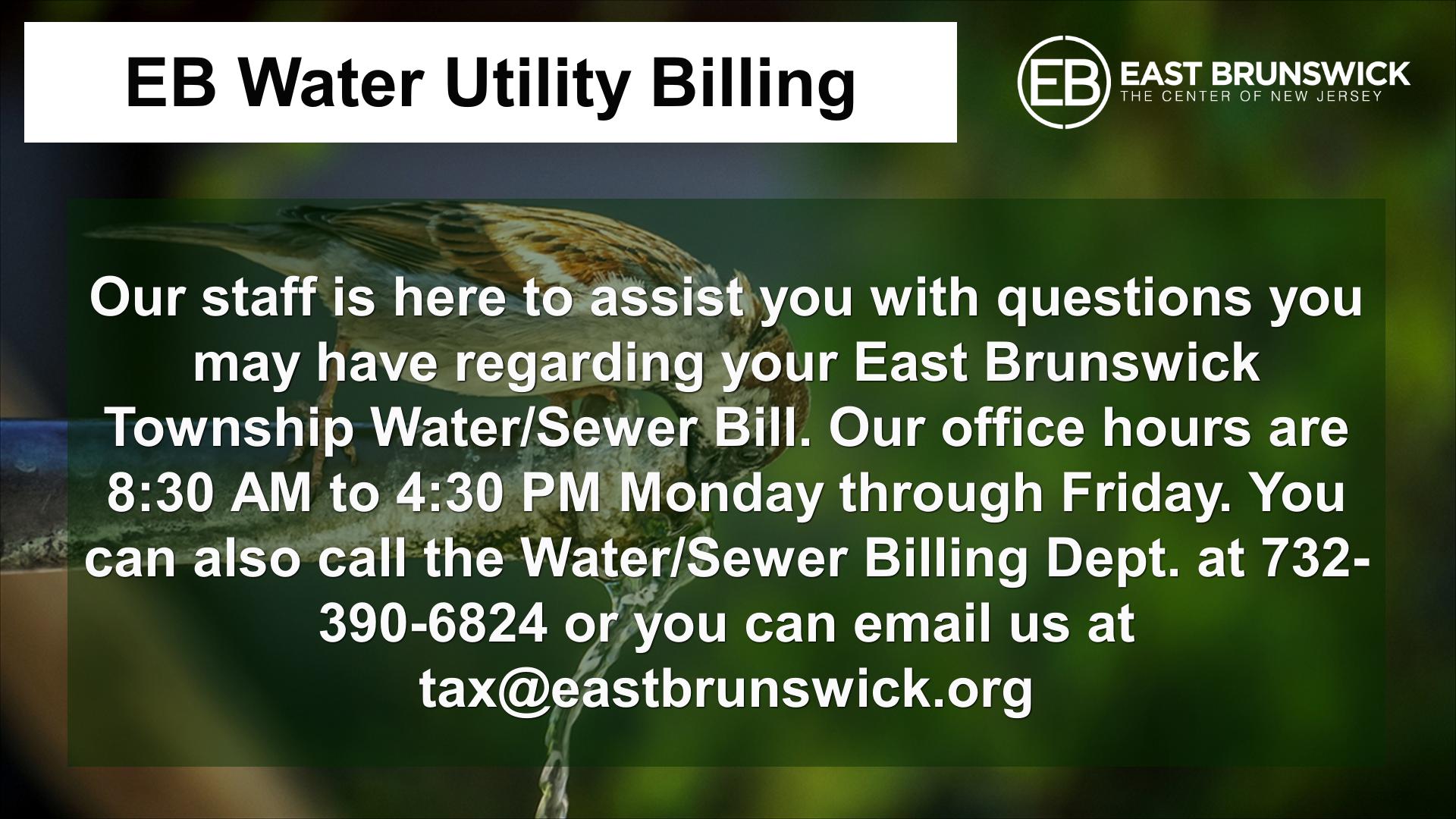 EB Water Utility Billing